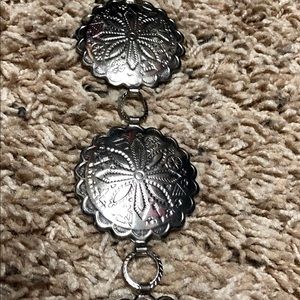 Silver concho belt